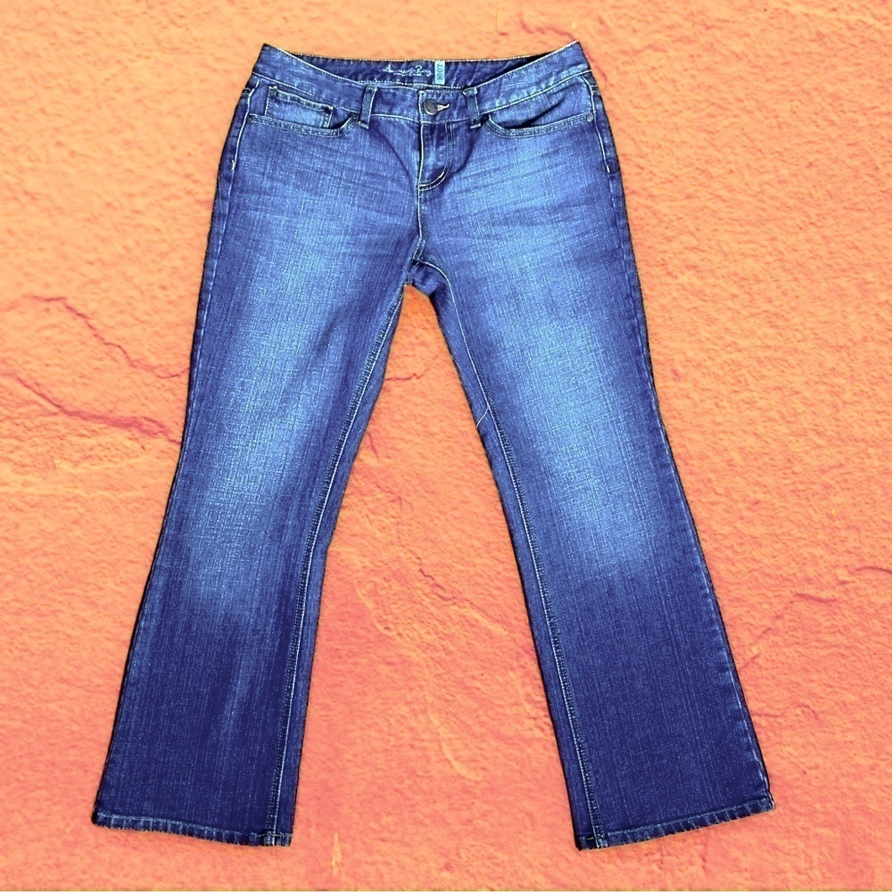 American Rag Cie Juniors Bootcut Blue Jeans Wide Leg Size 11S